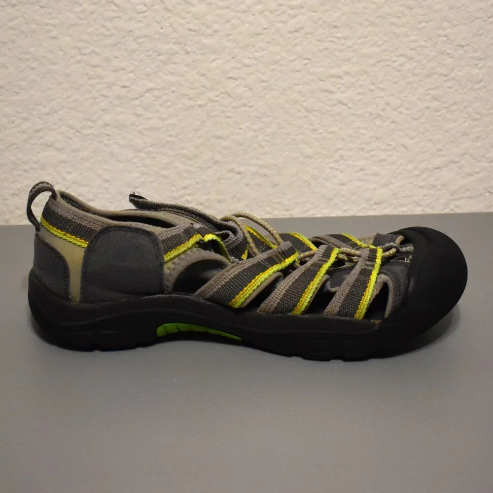 Keen Big‎ Kids Newport H2 Waterproof Sport Sandals 5 Racer Gray/Green #1014266